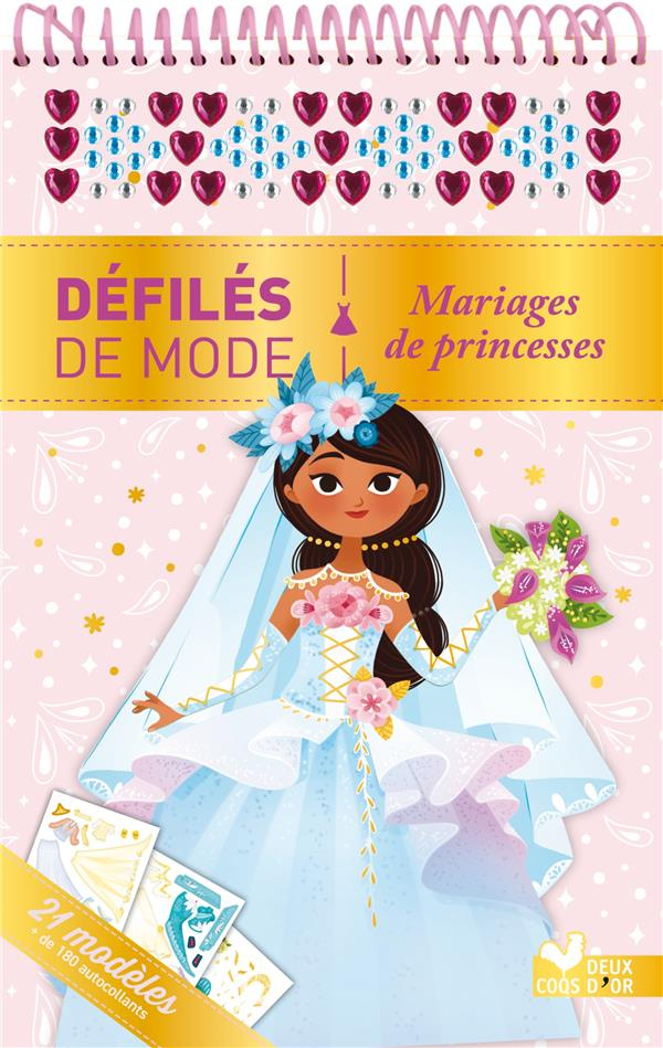 Mariages de princesses. 21 modèles et   de 180 autocollants