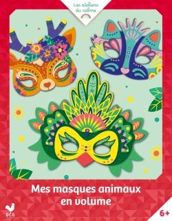 Mes masques animaux en volume. Pochette avec accessoires