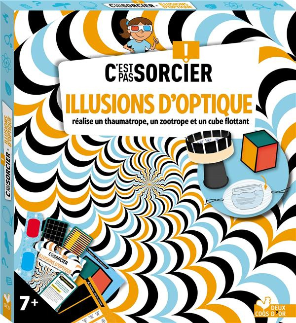 Illusions d'optique. Avec lunettes 3D, 20 cartes illustions d'optiques