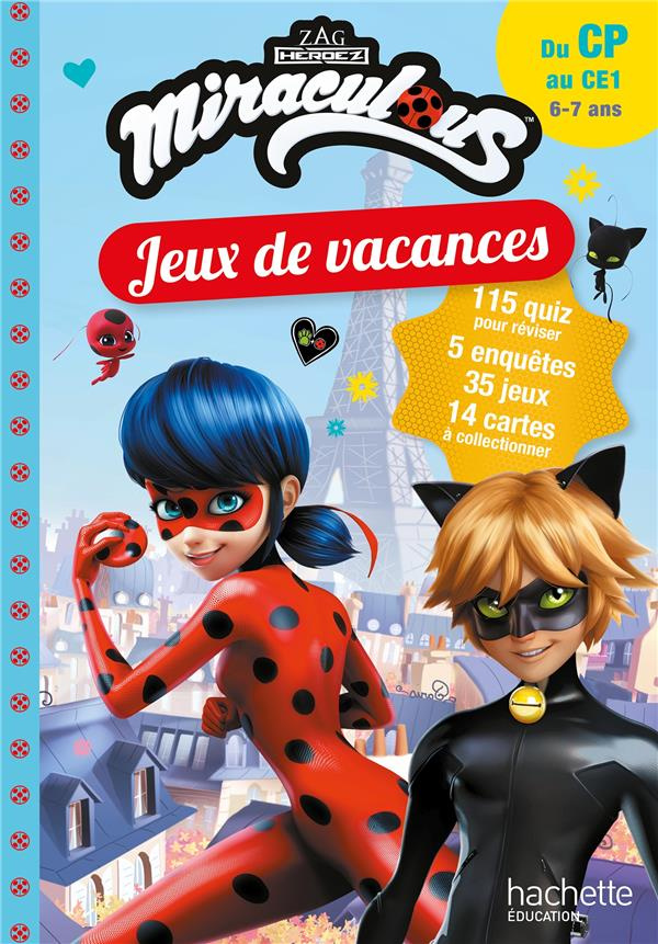 Jeux de vacances Miraculous, du CP au CE1