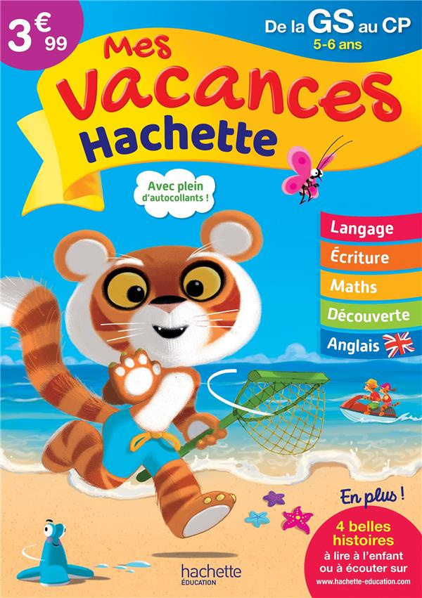 Mes vacances Hachette de la GS au CP. Edition 2020