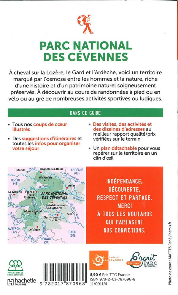 Parc national des Cévennes. Avec 1 Plan détachable