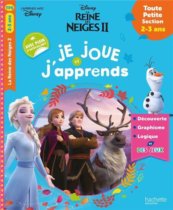 Je joue et j'apprends Toute petite section. La Reine des Neiges 2