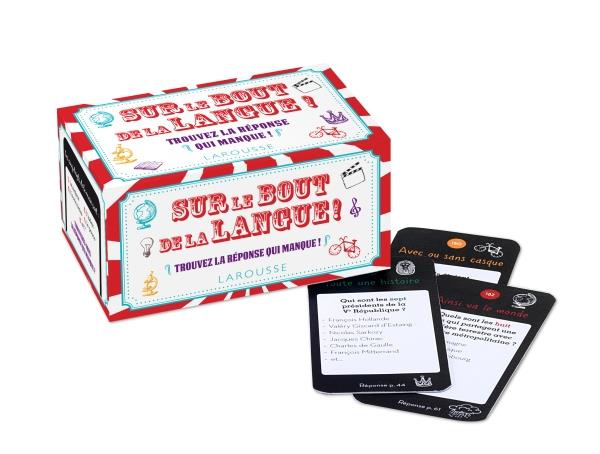 Sur le bout de la langue ! Trouvez la réponse qui manque ! 100 cartes et un livret