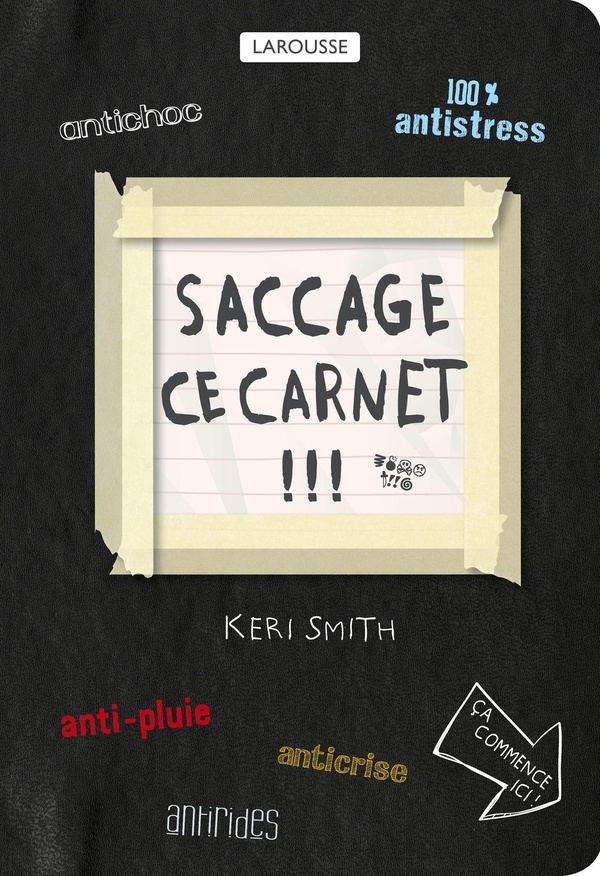 Saccage ce carnet !!! Créer, c'est détruire