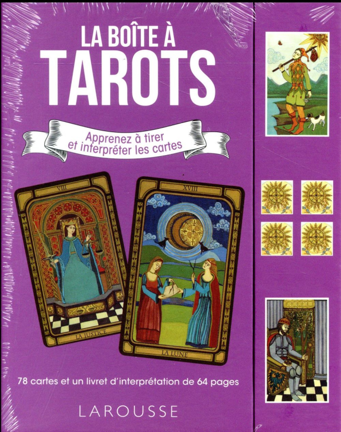 La boîte à tarots. Apprenez à tirer et interpréter les cartes. Avec un jeu de Tarot de 78 cartes
