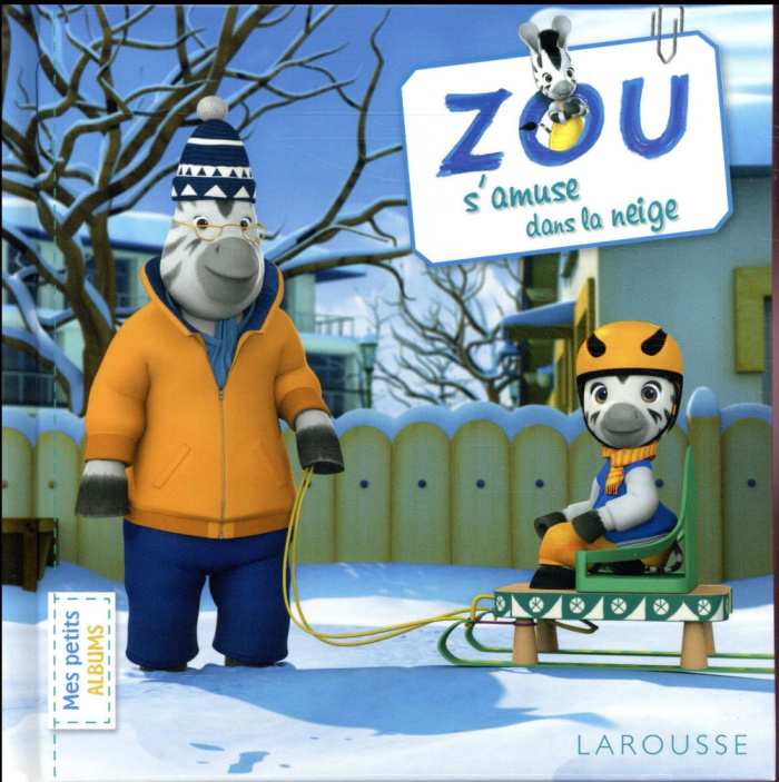 Zou s'amuse dans la neige