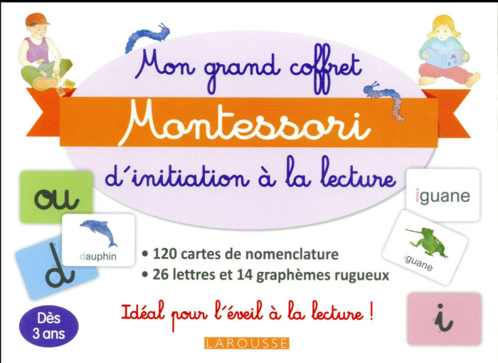 Mon coffret Montessori d'initiation à la lecture