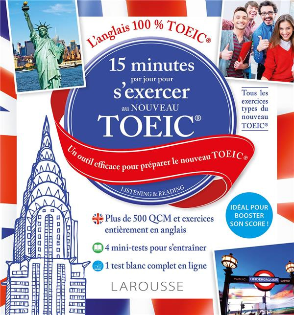 15 minutes par jour pour s'exercer au nouveau TOEIC