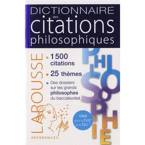 Dictionnaire des citations philosophiques