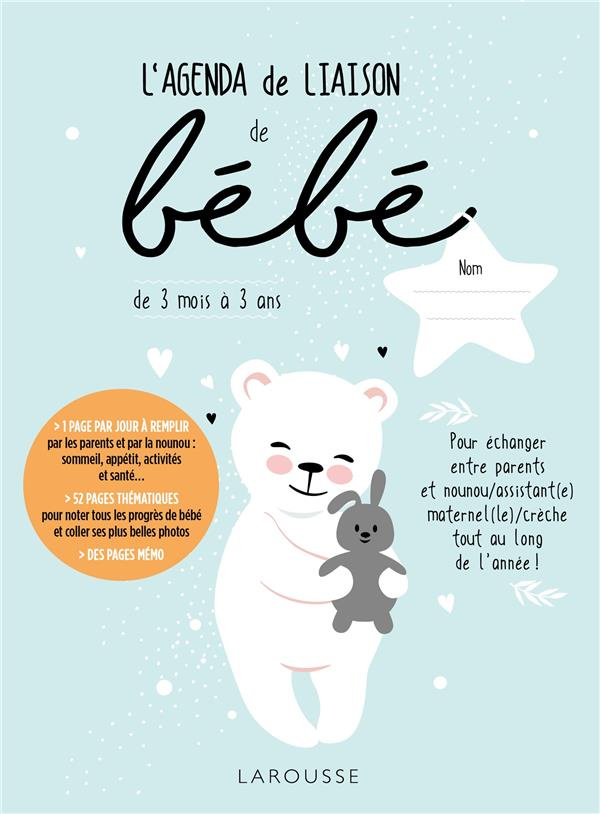 L'agenda de liaison de bébé