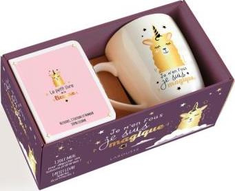 Coffret Je m'en fous, je suis magique. Le petit livre de la licorne avec 1 mug