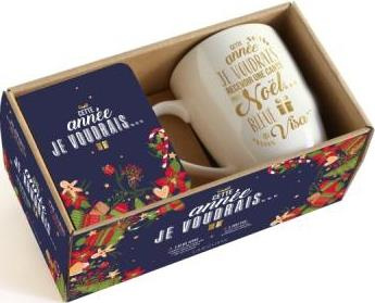Coffret Cette année je voudrais... Avec 1 mug