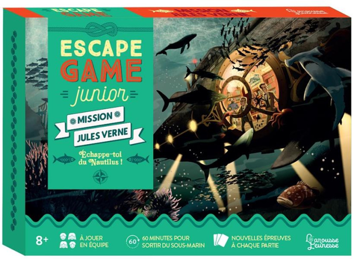 ESCAPE GAME JUNIOR - MISSION JULES VERNE - ECHAPPE-TOI DU NAUTILUS