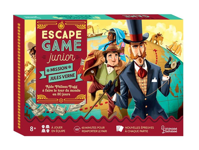 ESCAPE GAME JUNIOR - AIDE PHILEAS FOGG A FAIRE LE TOUR DU MONDE