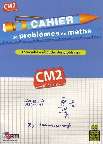 Cahier de problèmes de maths CM2