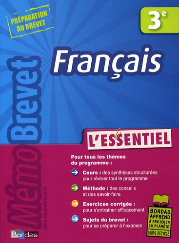 Français 3e. L'essentiel