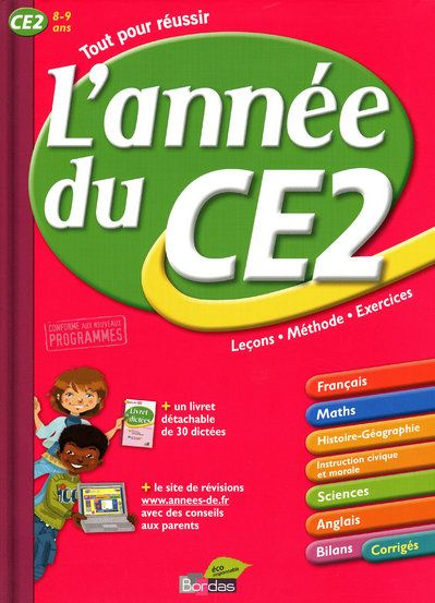 L'année du CE2. 8-9 ans