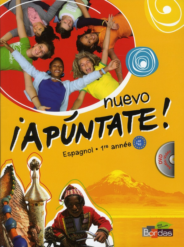 Espagnol 1re année Nuevo Apuntate ! A1-A2. Avec 1 DVD