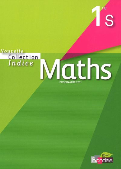 Maths 1e S. Programme 2011