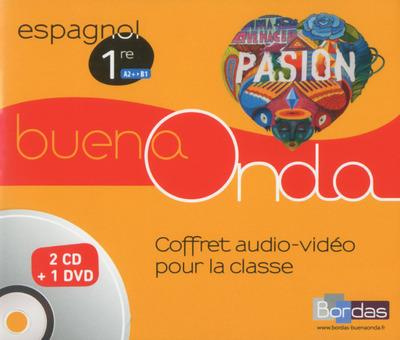Espagnol 1re A2   B1 Buena Onda. Coffret audio vidéo pour la classe, Edition 2016, avec 1 DVD   2 CD