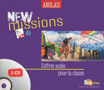 New missions anglais terminale. Matériel audio, Edition 2016