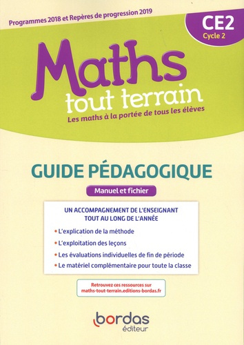 Maths tout terrain CE2. Guide pédagogique, Edition 2020