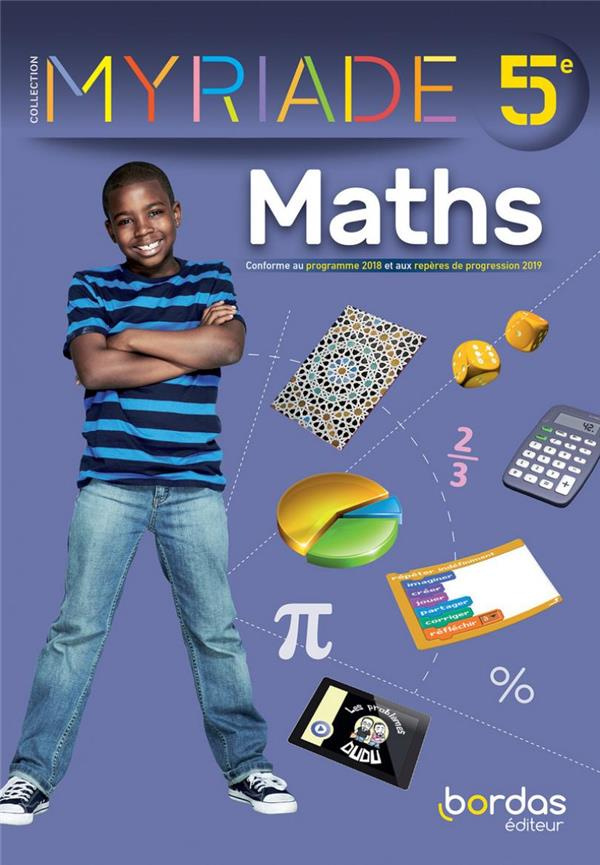 Maths 5e Myriade. Edition 2021