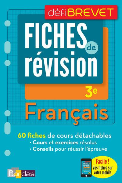 Français 3e. Fiches de révision