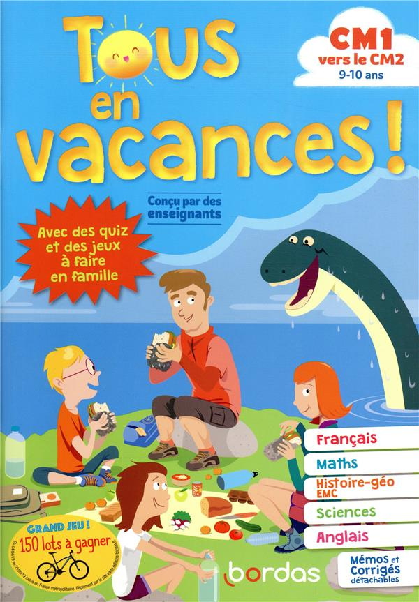Tous en vacances du CM1 au CM2