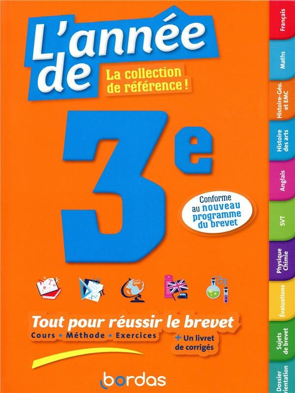 L'année de 3e. Edition 2019