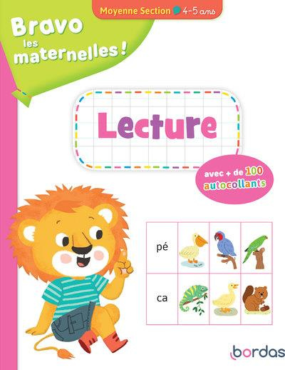Lecture moyenne section. Avec   de 100 autocollants