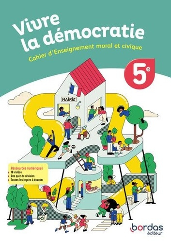 Vivre la démocratie 5e. Cahier d'enseignement moral et civique, Edition 2024