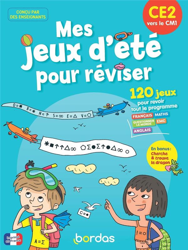 Mes jeux d'été pour réviser CE2 vers CM1
