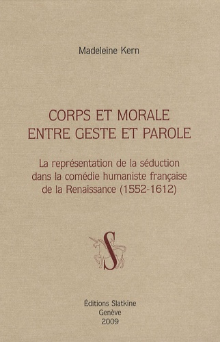 CORPS ET MORALE ENTRE GESTE ET PAROLE