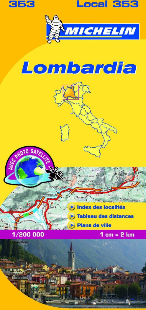 LOMBARDIA 11353 CARTE ' LOCAL ' ( ITALIE ) MICHELI