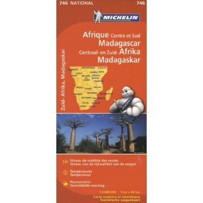 746 Afrique centre et sud Madagascar 1:4000000