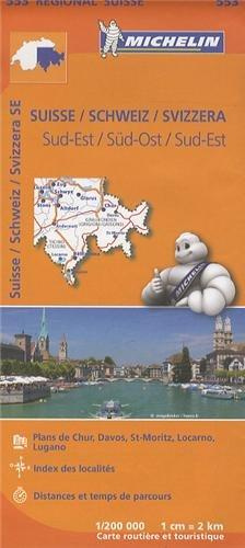 SUISSE SUD - EST 11553 CARTE ' REGIONAL ' MICHELIN