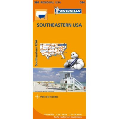 USA SOUTHEAST 11584 CARTE ' REGIONAL ' MICHELIN KA