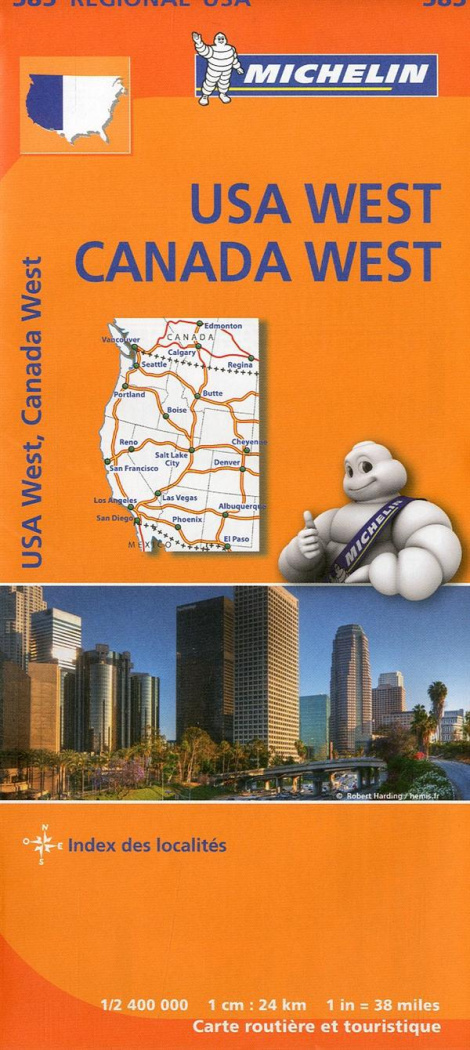 USA WEST , CANADA WEST 11585 CARTE ' REGIONAL ' MI