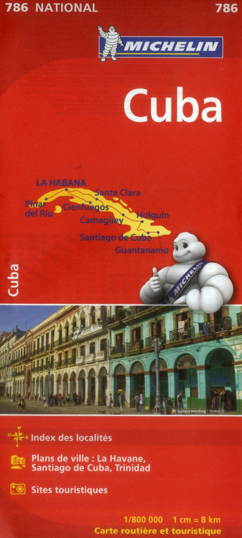 CUBA 11786 CARTE ' NATIONAL' MICHELIN KAART