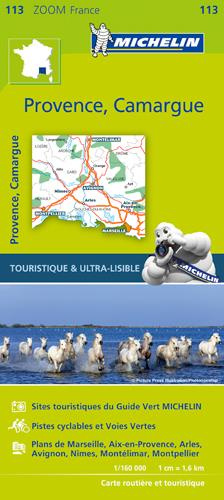 PROVENCE 11113 CARTE ZOOM MICHELIN KAART