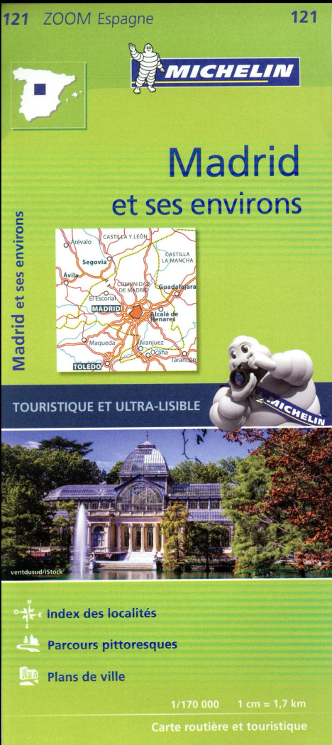 121 Madrid et ses environs 1:170000