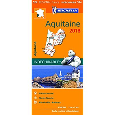 524 Aquitaine 2018 indéchirable 1:200000