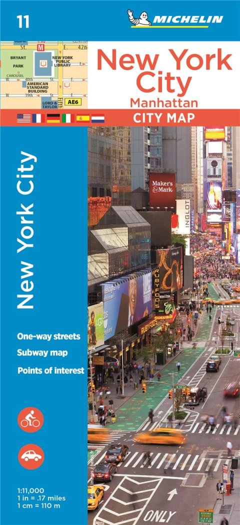 NEW YORK CITY 19011 PLAN MICHELIN PLATTEGROND