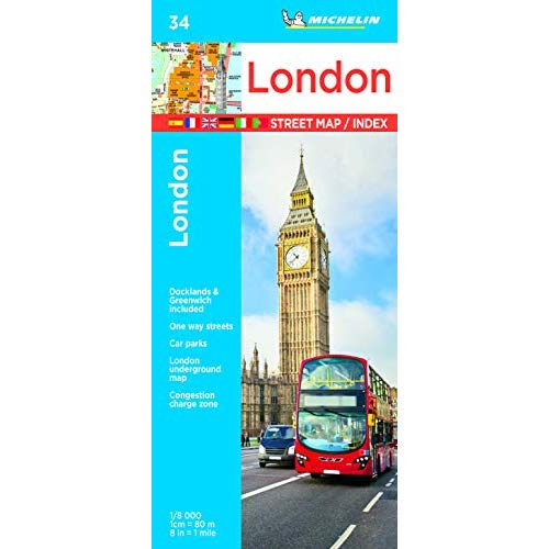 LONDON 19034 PLAN MICHELIN PLATTEGROND