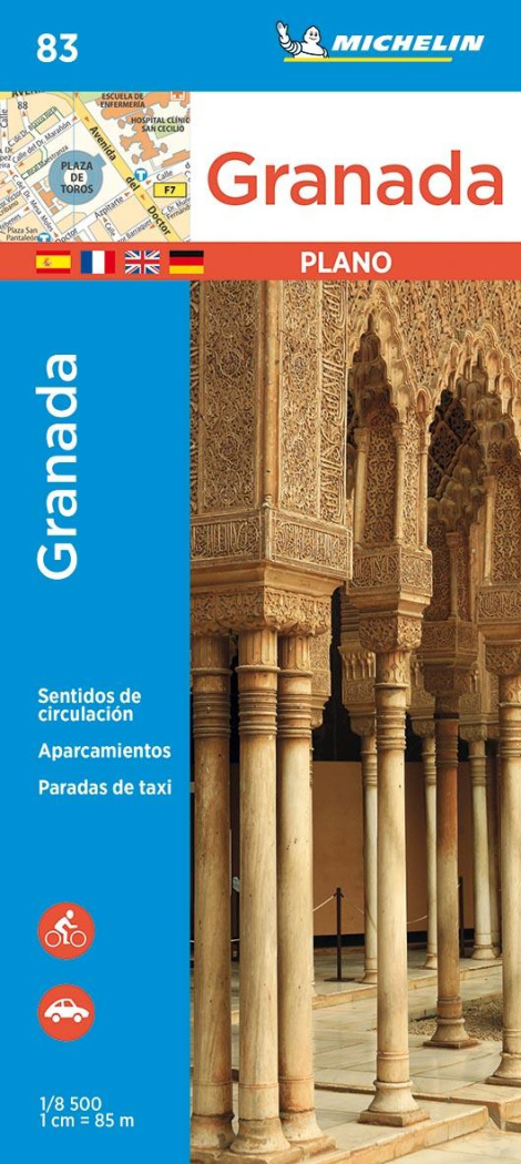 GRANADA 19083 PLAN MICHELIN PLATTEGROND
