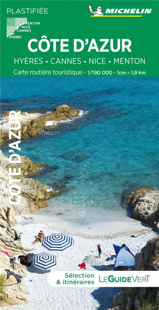 CARTE ROUTIERE TOURISTIQUE COTE D'AZUR