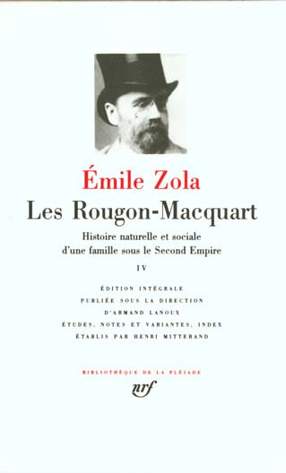 Les Rougon-Macquart Tome 4 : Histoire natuelle et sociale d'une famille sous le Second Empire. L'Oeu