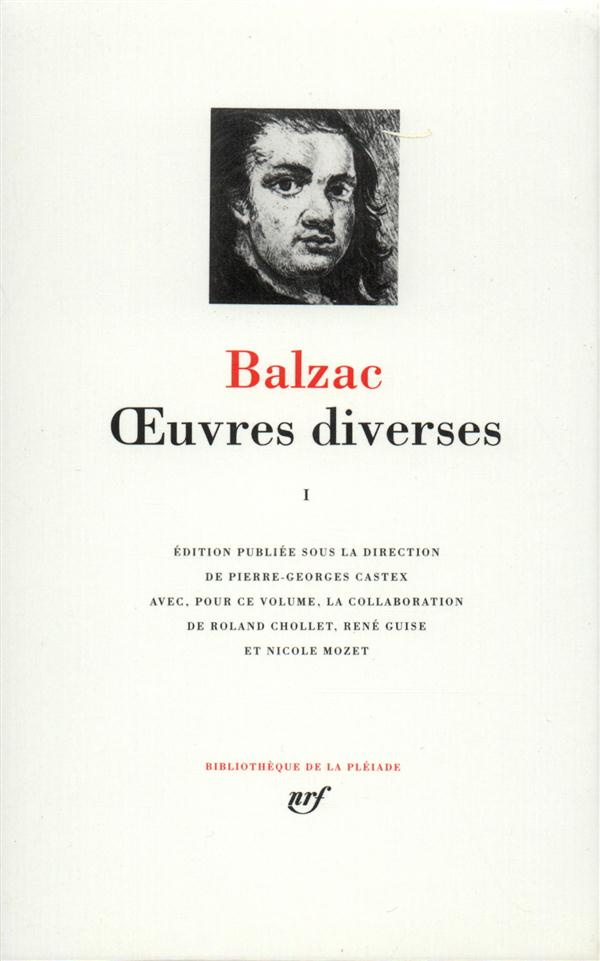 OEUVRES DIVERSES. Tome 1